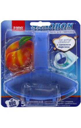 Средство для чистки унитаза «Сано» с персиковым ароматом, 5 в 1, 55 г
