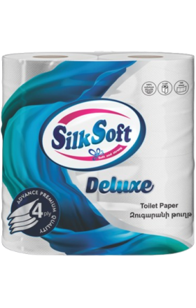 Զուգարանի թուղթ «Silk Soft» 4հատ Deluxe