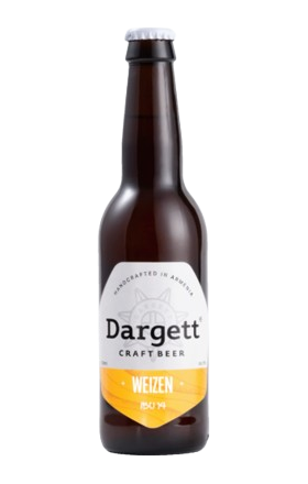 Пиво пшеничное "Dargett" Weizen, стеклянная тара 0,33л