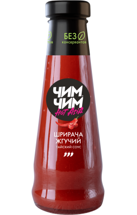Sauce “Chim Chim” sriracha hot, glass jar, 210 g