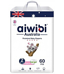 Подгузники Aiwibi S 3-6кг 60шт