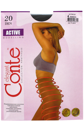 Колготки "Conte Elegant Active 20 Den N4" Мокка 