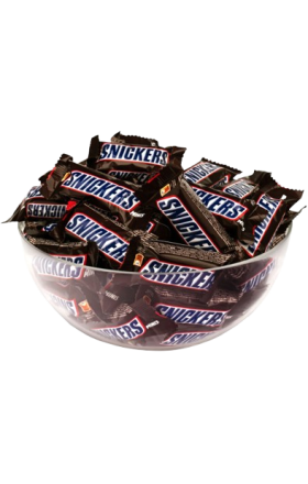 Шоколадные батончики "Snickers" Minis