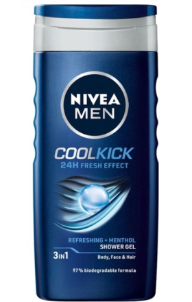 Nivea coolklck shower gel 250ml