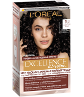 Ներկ մազերի համար «L'Oreal» Excellence 1U սև