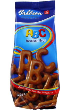 Cookies coated with chocolate "Bahlsen ABC" 120g