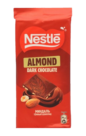 Շոկոլադե սալիկ «Նեսթլե» մուգ շոկոլադ և նուշ 75գր