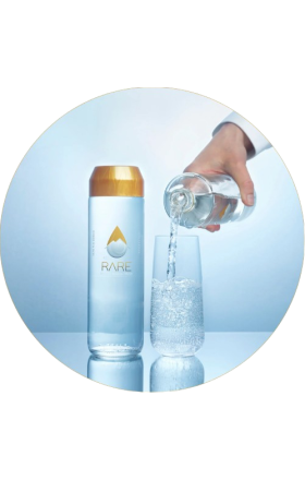 Natural mineral water "Rare", plastic container 800ml