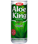 Drink OKF Aloe Vera King original 240ml can.