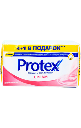 Օճառ հակաբակտերիալ «Protex Cream» 5*70գ

 