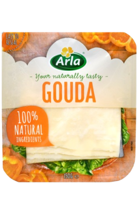 Պանիր գաուդա «Արլա» կտրատած 150 գր