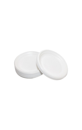 Disposable plate small 6pcs plastic Oval plast