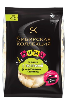 Պելմենի «Սիբիրսկայա Կոլեկցիա» հորթի մսով 700գ
