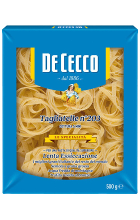 Паста De Cecco из твердых сортов пшеницы гнездо №203 500г