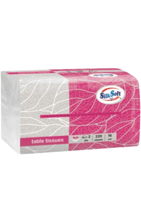 Անձեռոցիկ «Silk Soft» 2շ 220հատ 16սմ