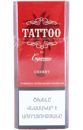 Сигарилла "Cigaronne Tattoo Superslims Cherry"