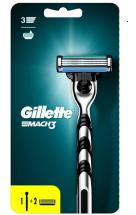 Սափրվելու սարք Ջիլետ Mach3 +2cart