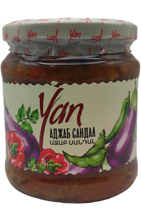 Сандалии аджаб консервированные "Ян" 450г