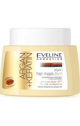 Դիմակ Էվելին արգան+կերատին 8in1  500մլ
