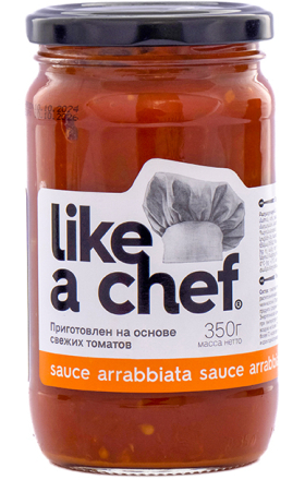 Սոուս արաբիատա «Like a chef» 350գ