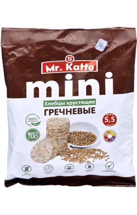 Չորահաց հնդկաձավարի «Mr Katto» ա/գ 70գր