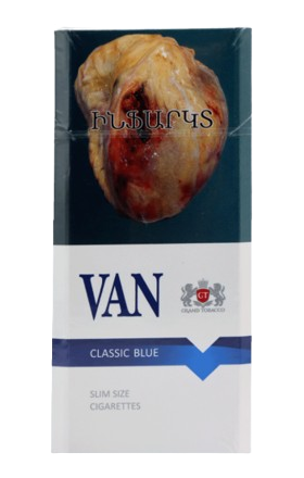 Cigarettes Van Classic Blue slim size 100/6.2