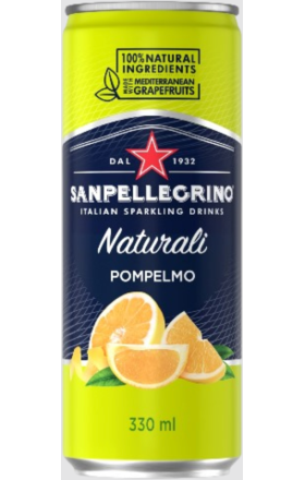Refreshing drink Sanpellegrino Pompelmo 0.33l