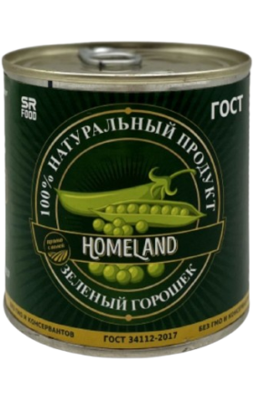 Կանաչ ոլոռ «Հոմլենդ» փականով թ/տ 400գ