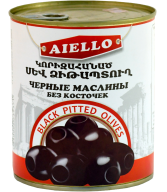 Black olives 'Aiello' pitted 850g