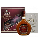 Cognac "Noy" dedicatory 7y (box) 0.5l+glass