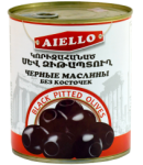 Ձիթապտուղ սև «Այելլո» առանց կորիզ 850գր
