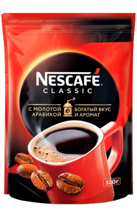 Սուրճ լուծվող «Nescafe» Դասական 320գ