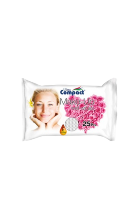 Անձեռոցիկ խոնավ Կոմպակտ  Ուլտրա Մեկ-Ապ 25հատ 
