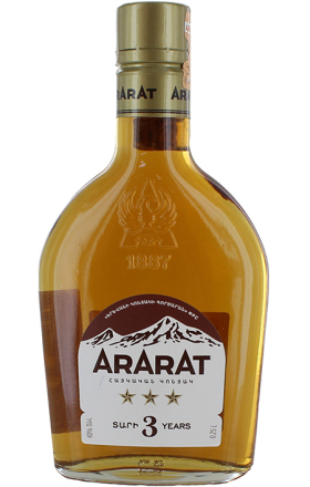 Cognac "Ararat" 3t 0.25l