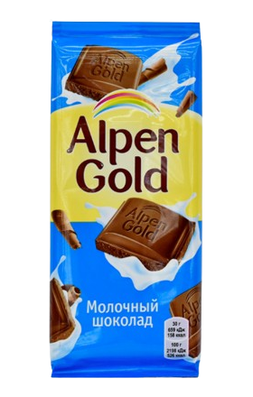 Шоколадная плитка "Alpen Gold" 90г   