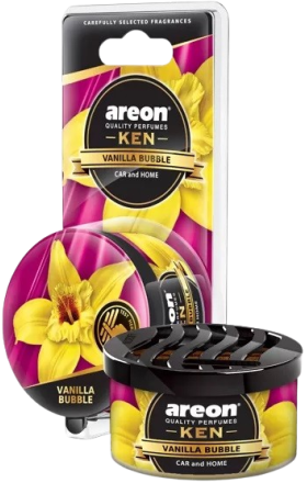 Ароматизатор для машин "Areon" Ken Vanilla Bubble