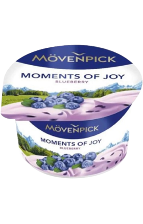 Йогурт "Movenpick" Moments of Joy черничный 5% 100 г