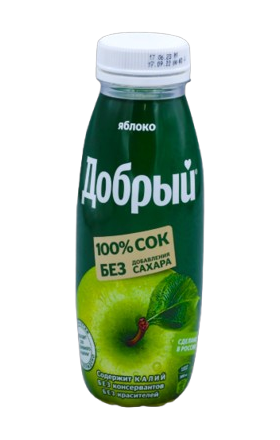 Juice "Dobry" Apple 0.3l
