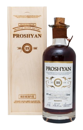 Կոնյակ «Պռոշյան» Ռեզերվ 22տ (տուփով) 0.75լ