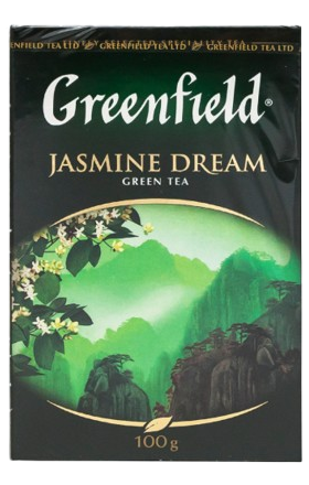 Թեյ «Greenfield» Ժասմին Dream կանաչ 100 գր.