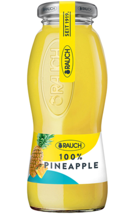 Հյութ Ռաուչ անանասի 0.2լ ապակե տարա
