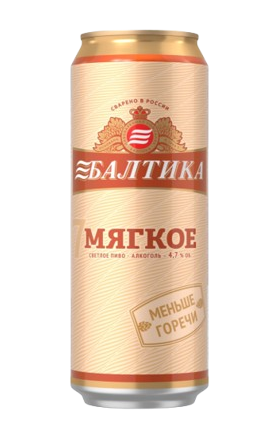 Գարեջուր «Балтика №7» 0.45լ