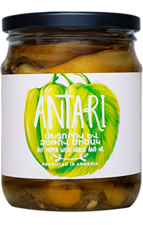 Մարինացված կծու պղպեղ «Անտառի» ձեթ-սխտոր 500գր