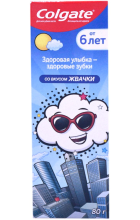 Зуб.паста дет. Colgate жвачка 6+ 80г