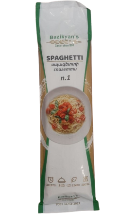 Սպագետի «Բազիկյանների»  N1 500գ