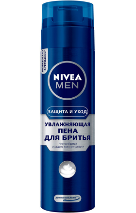 Սափրվելու փրփուր «Նիվեա» խոնավեցնող, պաշտպանություն և խնամք 200մլ
