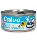 Canned fish Tuna Calvo in sunflower oil for sandwich 142g