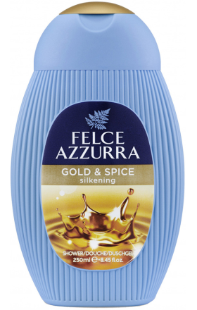Гель для душа "Felce Azzurra Gold & Spice" 250мл