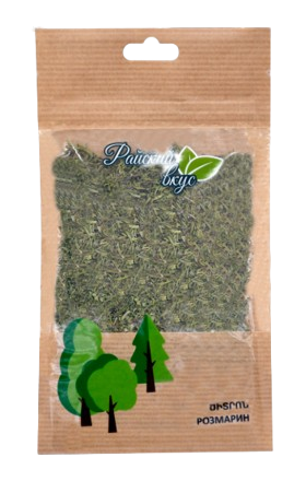 Dried rosemary "Rayski vkus" 20g