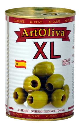 Green olives with pit "Art Oliva XL" 400g
